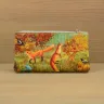 Косметичка кожаная «Лисы»
