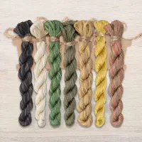 Набор ниток OwlForest для схемы «Чижик-пыжик» (DMC)