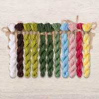 Набор ниток OwlForest для схемы «Лягушачий балет» (DMC)