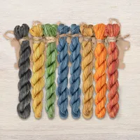 Набор ниток OwlForest для схемы «Кот Баюн» (ПНК) 