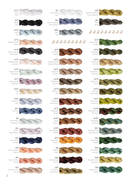 Электронная карта цветов OwlForest