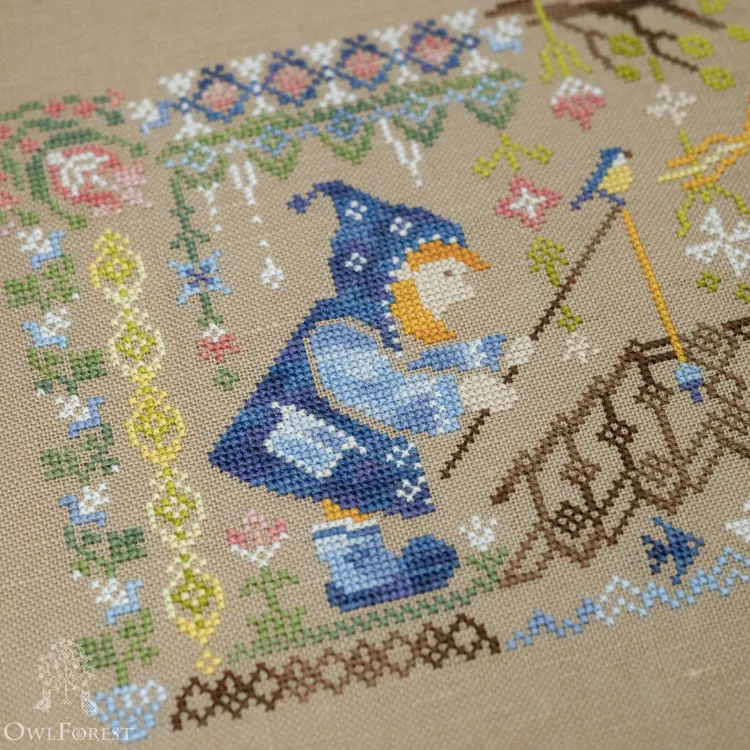 Схема для вышивания «Мастерская гномов. Оригами» 