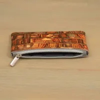 Косметичка кожаная «Книжный шкаф»