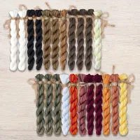 Набор ниток OwlForest для схемы «Вальс мотыльков» (ПНК)