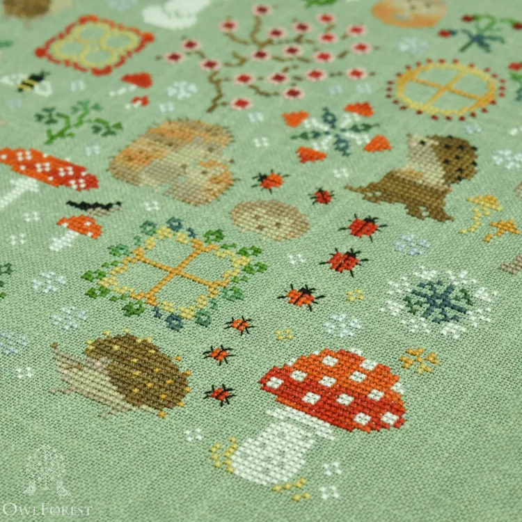 Электронная схема «Ежиная полянка»