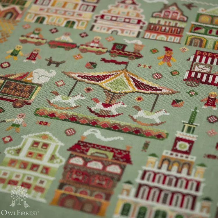 Электронная схема «Пряничный город»