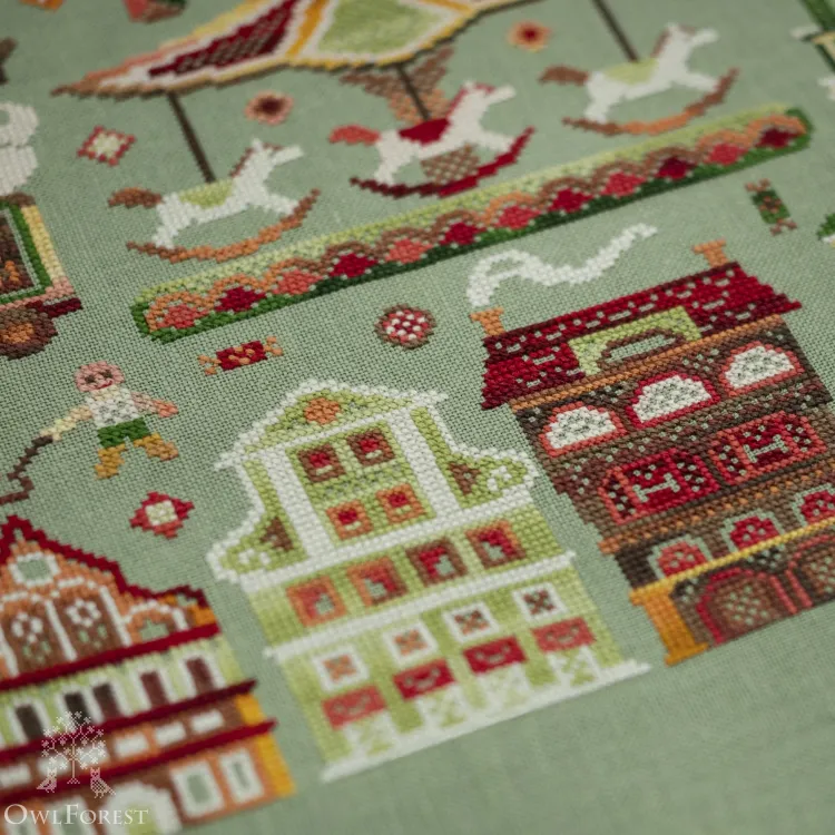 Электронная схема «Пряничный город»