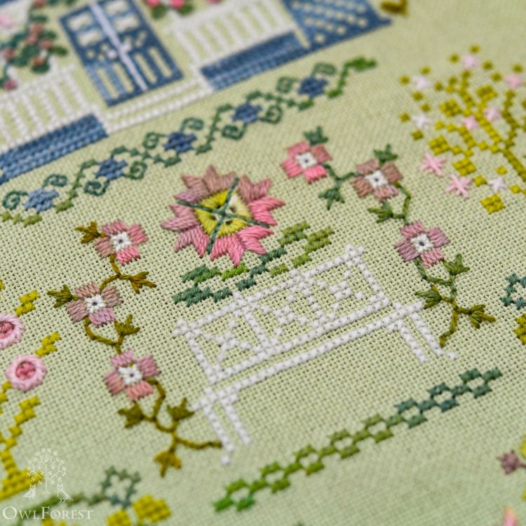 Схема для вышивания «Вишнёвый сад» 