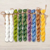 Набор ниток OwlForest для схемы «Одуванчики» (ПНК)