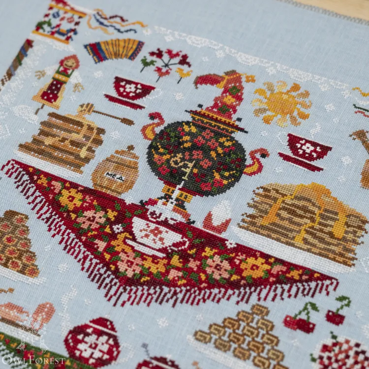 Схема для вышивания «Блины»