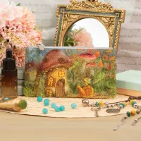 Косметичка кожаная «Возвращение домой» 