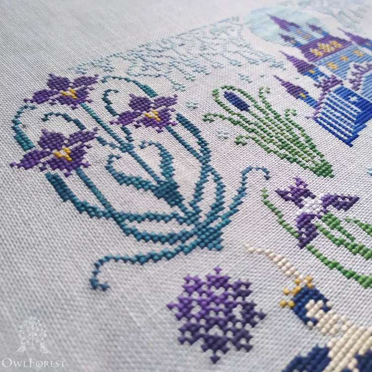 Схема для вышивания «Лебединое озеро»