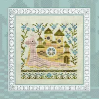 Схема для вышивания «Улиточные домики. Незабудки»