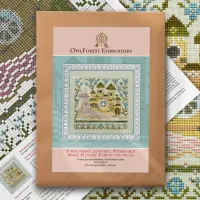 Схема для вышивания «Улиточные домики. Незабудки»