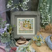 Схема для вышивания «Улиточные домики. Незабудки»