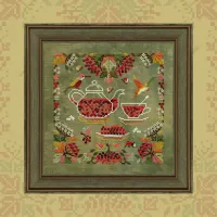 Схема для вышивания «Калиновые колибри»