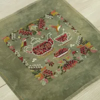 Схема для вышивания «Калиновые колибри»