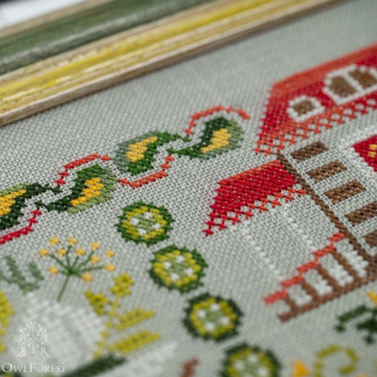 Схема для вышивания «Сезон заготовок. Огурцы» 