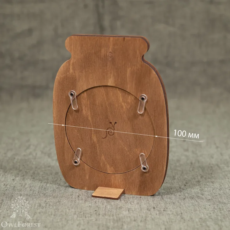 Рамка из фанеры «Баночка большая»