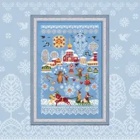 Схема для вышивания «Проводы зимы»