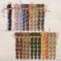 Набор ниток OwlForest для схемы «100 сов» (DMC)