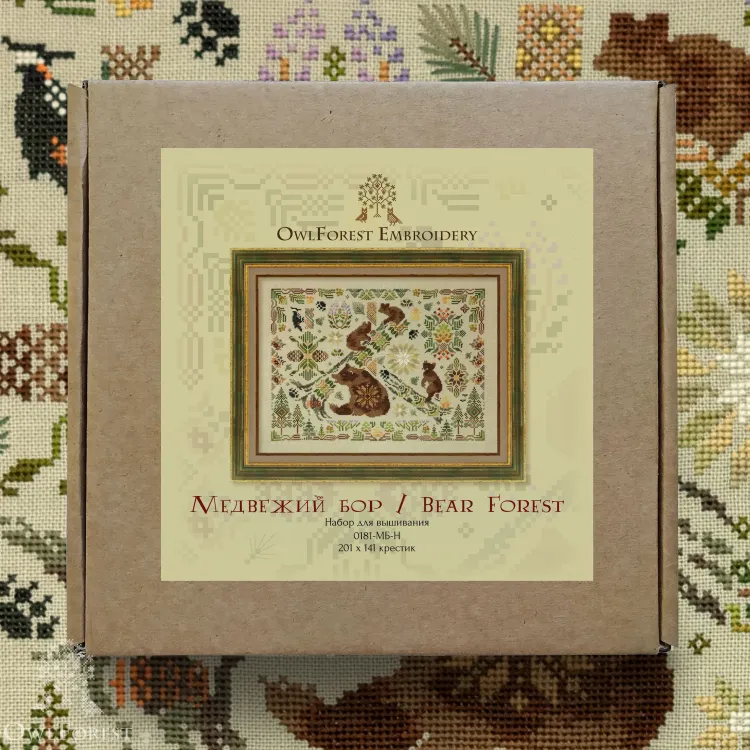 Набор для вышивания «Медвежий бор»