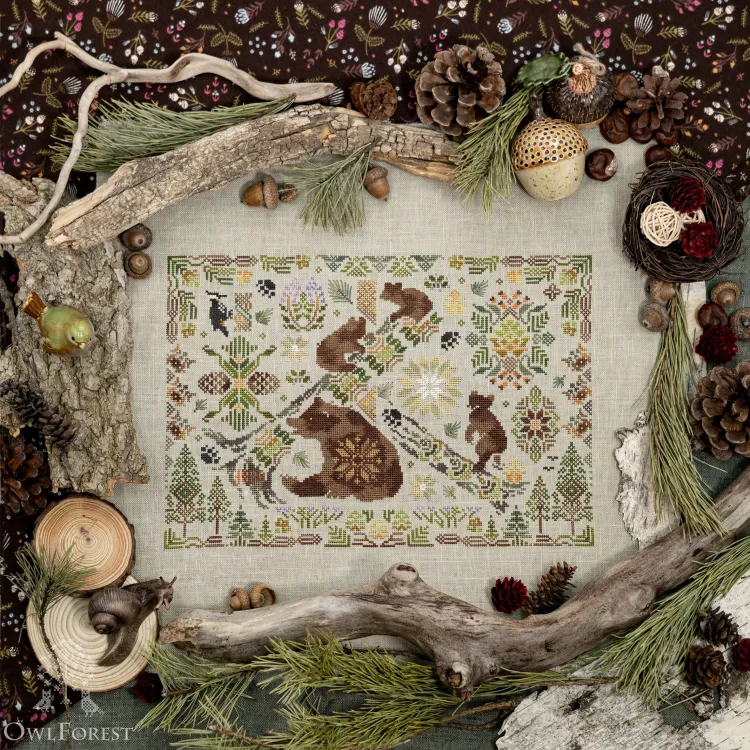 Набор для вышивания «Медвежий бор»