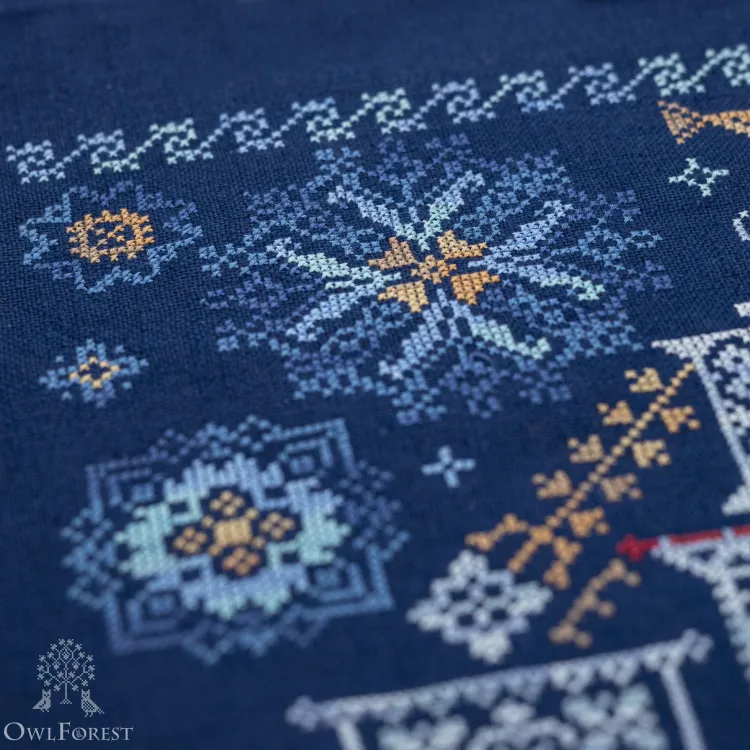 Схема для вышивания «Летучий корабль. Ночь»