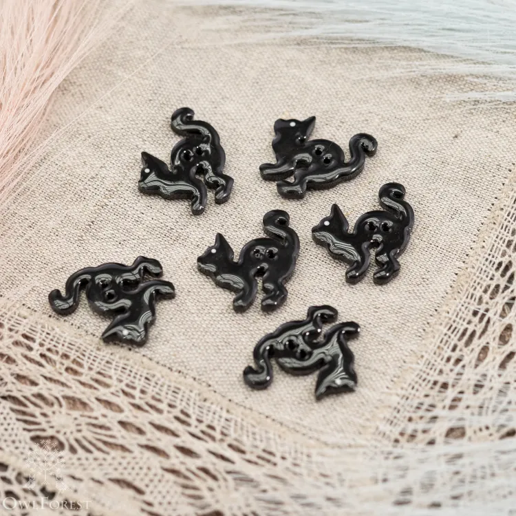 Декоративная пуговица «Кот»