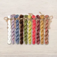 Набор ниток OwlForest для схемы «Портрет Зайчат» (ПНК им. Кирова)