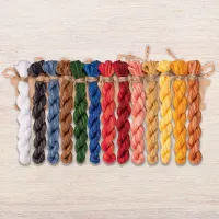 Набор ниток OwlForest для схемы «Блины» (DMC)