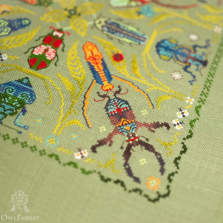 Электронная схема «Жуки-огоньки»