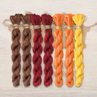 Набор ниток OwlForest для схемы «Котокарета» (DMC)