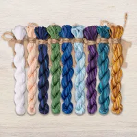 Набор ниток OwlForest для схемы «Лебединое озеро» (DMC)