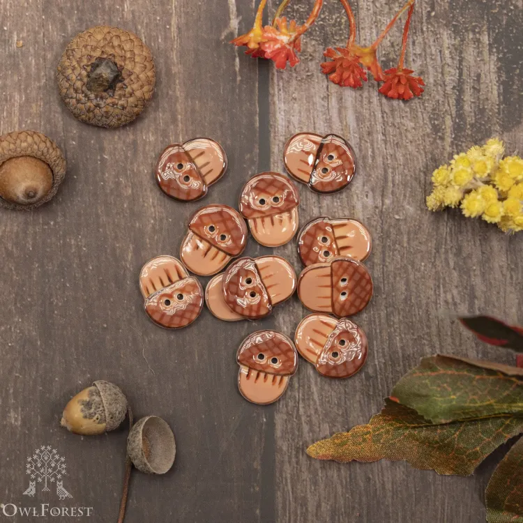 Декоративная пуговица «Жёлудь»