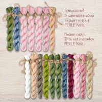 Набор ниток OwlForest для схемы «Вишнёвый сад» (ПНК)