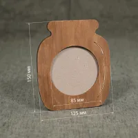 Рамка из фанеры «Баночка маленькая»