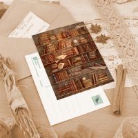 Открытка «Книжный шкаф»