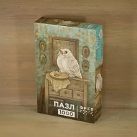 Пазл «Сова за вышивкой» по иллюстрации «Крылатая мастерица»