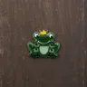 Декоративная пуговица «Лягушка»