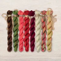 Набор ниток OwlForest для схемы «Калиновые колибри» (ПНК)