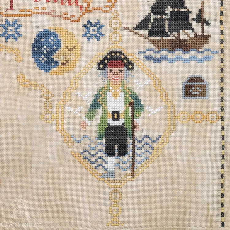 Бесплатная схема для вышивания «Остров сокровищ» 