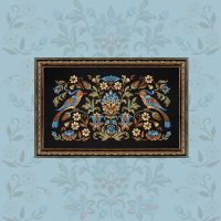 Набор для вышивания «Ночные трели бирюзовых птиц» 