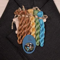 Набор для вышивания «Ночные трели бирюзовых птиц» 