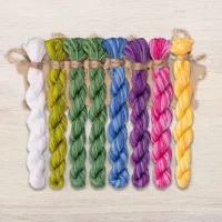 Набор ниток OwlForest для схемы «Мускари» (DMC)