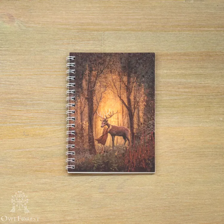 Блокнот А6 «Лесной олень»
