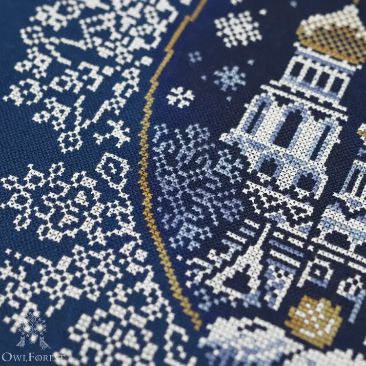 Схема для вышивания «Рождественская снежинка» 