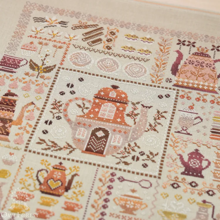 Схема для вышивания «Кофейный семплер»