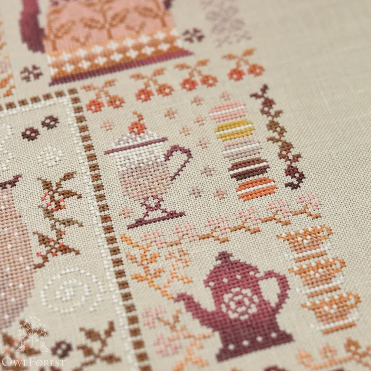 Схема для вышивания «Кофейный семплер»