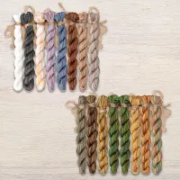 Набор ниток OwlForest для схемы «100 сов» (ПНК)